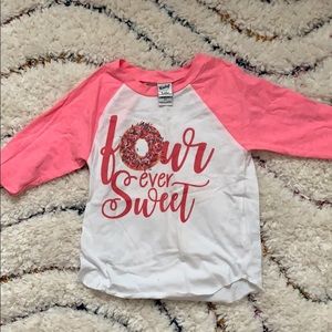 Four ever sweet - 3/4 sleeve shirt